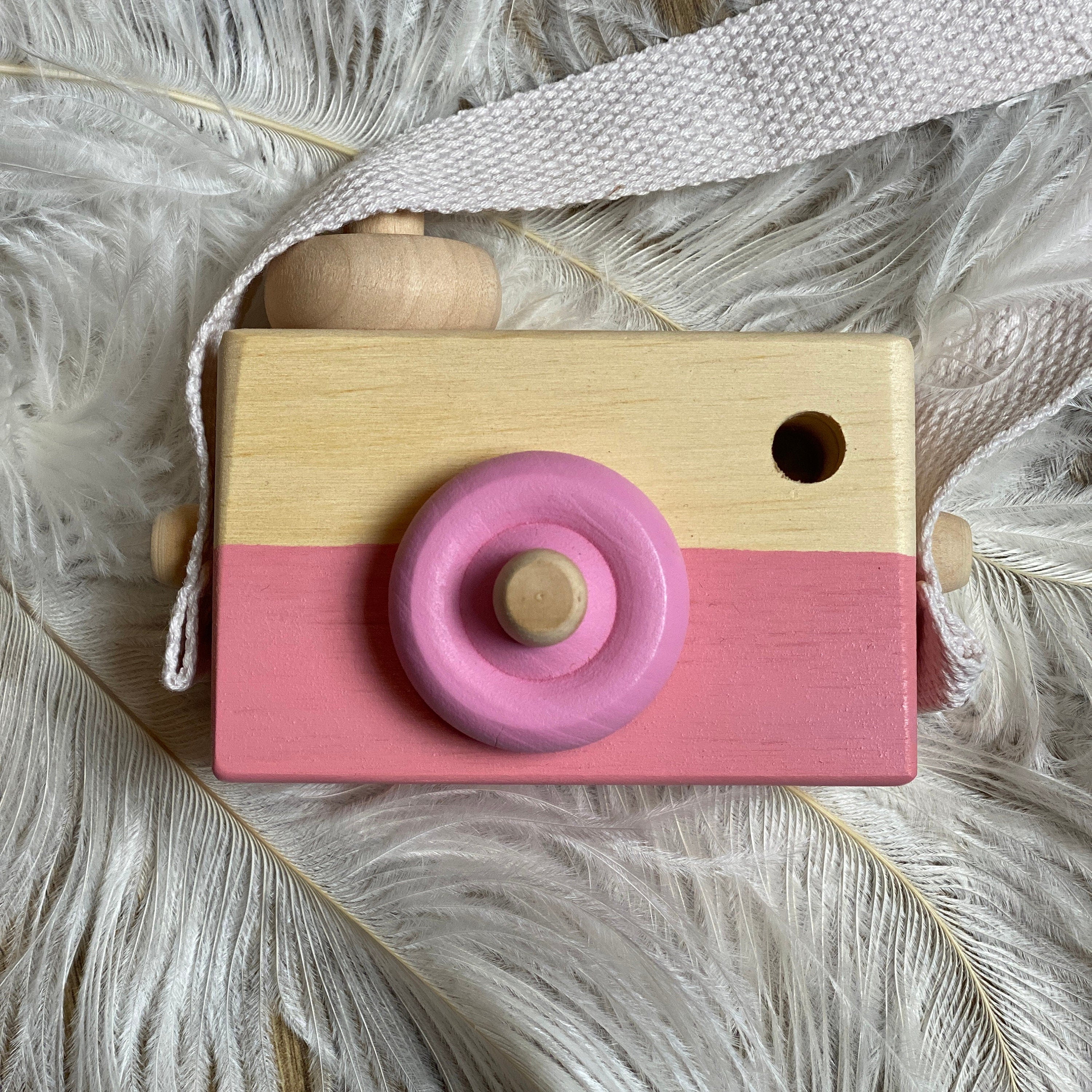 Wooden Toy Camera, Nordic Nursery Decor