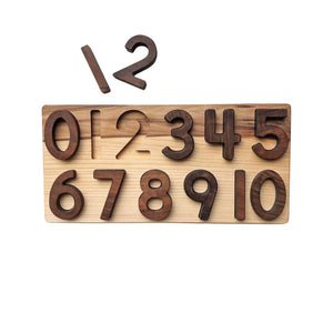 Wooden 1-10 Number Puzzle