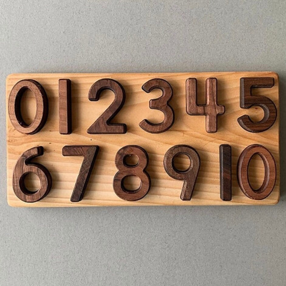 Wooden 1-10 Number Puzzle