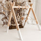 Wooden Baby Play Gym with Hanging Toys