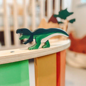 Handmade Wooden Dinosaurs Play Set