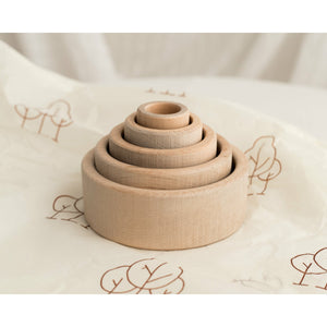 Baby Stacking Bowls, Wooden Nesting / Stacking Cups